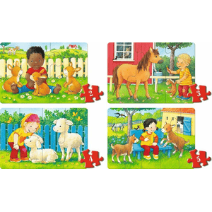 Ravensburger - ministeps Puzzles: Streichelzoo