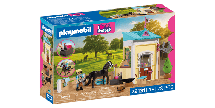 72131 Kleiner Stall mit Hufschmied - Playmobil