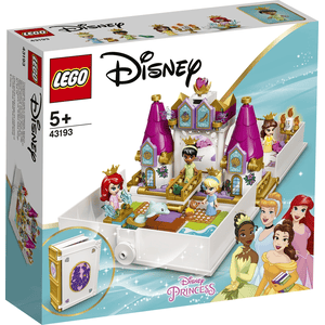 LEGO® Disney Princess™ 43193 Märchenbuch Abenteuer mit Arielle, Belle, Cinderella und Tiana