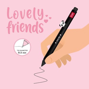 Legami Gelstift mit Deko-Tierchen Panda „Hug me“ - Lovely Friends