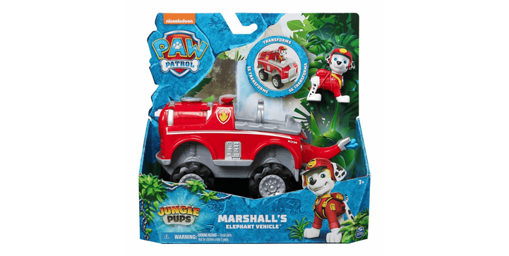 Paw Patrol - Jungle Pups Marshall´s Elefanten Fahrzeug