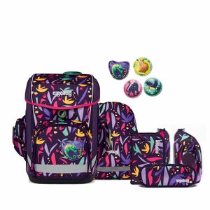 ergobag cubo light LUMI Schulranzen-Set AmBärzonas