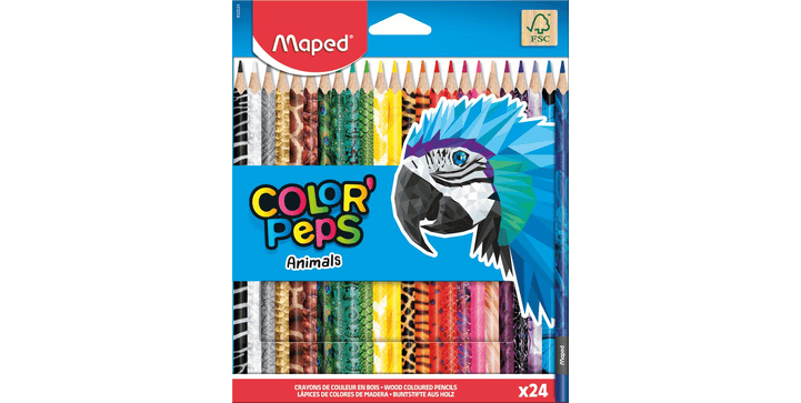 Maped Buntstifte COLOR'PEPS ANIMALS x 24
