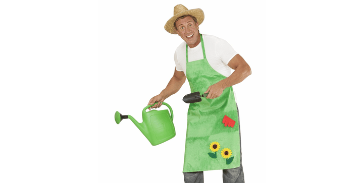 Widmann Schürze Garten mit Sonnenblumen