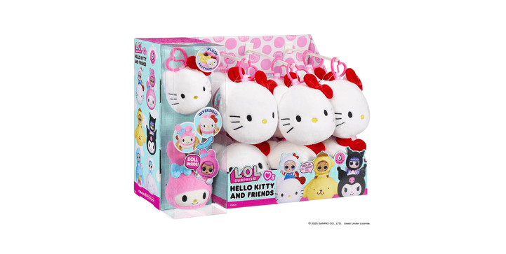 L.O.L. Surprise Loves Hello Kitty Reversible Plush Surprise Asst.