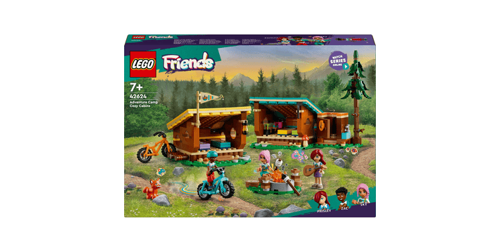 LEGO® Friends 42624 Gemütliche Hütten im Abenteuercamp