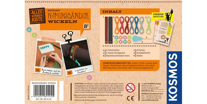 Kosmos Bastelbox - Namensbnder wickeln