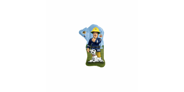 Amscan SuperShape Feuerwehrmann Sam Folienballon
