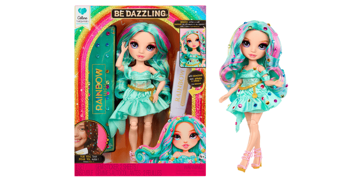 Rainbow High Be Dazzling Fashion Dolls- Celine Turquoise (Teal)
