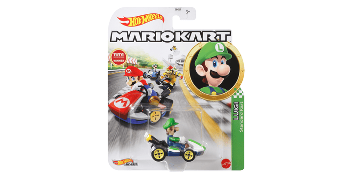 Hot Wheels Mario Kart die Cast: Luigi
