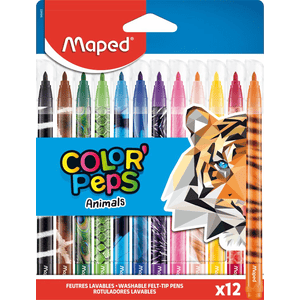 Maped Filzstifte COLOR'PEPS ANIMALS x 12