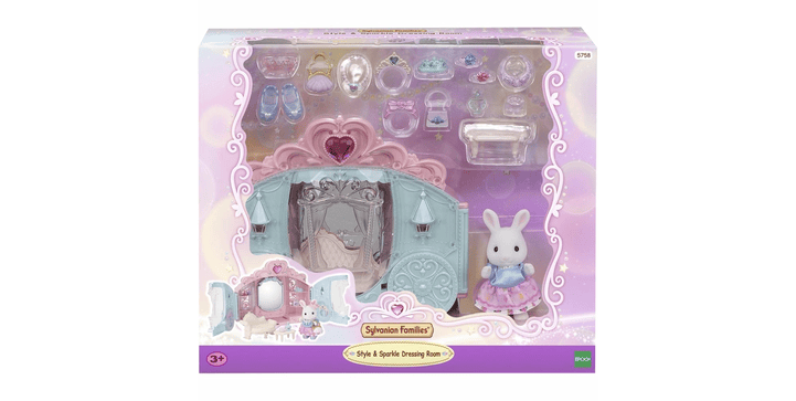 Sylvanian Families Elegantes Ankleidezimmer mit Figur