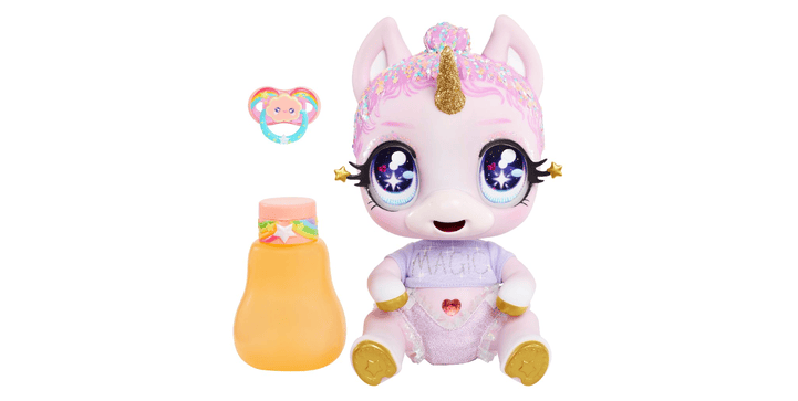 Glitter Babyz Unicorn Doll - Pink Rainbow  (Jewels Daydreamer)