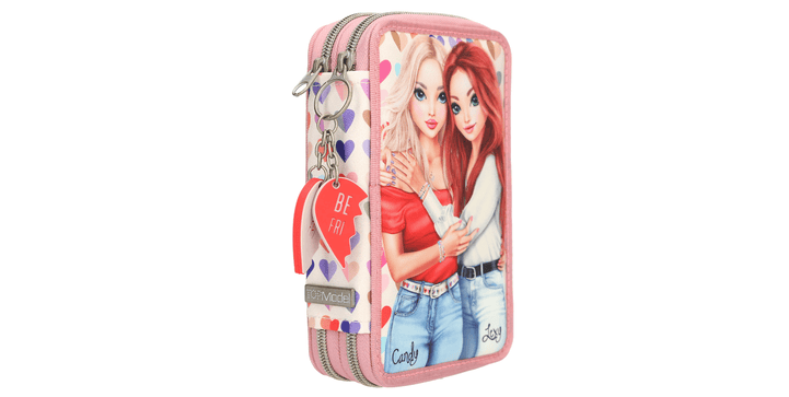 TOPModel 2 Fach Federtasche HEART TO HEART