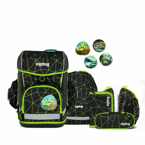 ergobag cubo light LUMI Schulranzen-Set CyBär Race