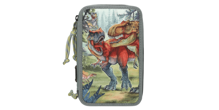 Dino World 3 Fach Federtasche BITE