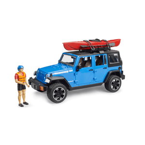 bruder - Jeep Wrangler Rubicon Unlimited mit Kajak und Figur