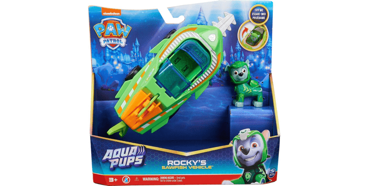 Paw Patrol Aqua Pups Basic Vehicles Rocky