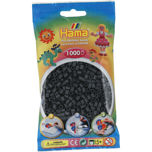 Hama Kleiner Perlenbeutel Dunkelgrau Classic