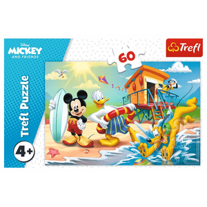 Trefl Puzzle 60 - Disney Micky Maus und Freunde