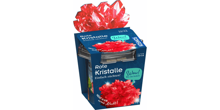 Kosmos - Rote Kristalle selbst züchten