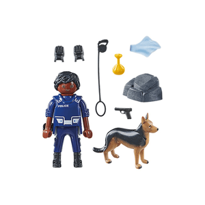71162 Polizist mit Spürhund - Playmobil