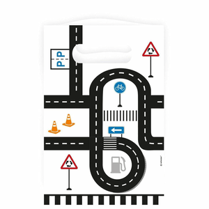 Amscan 8 Papiertüten Fahrzeuge