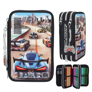 Action World 3 Fach Federtasche Gaming