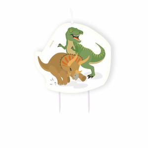 Amscan Figurenkerze Happy Dinosaurier 10 cm