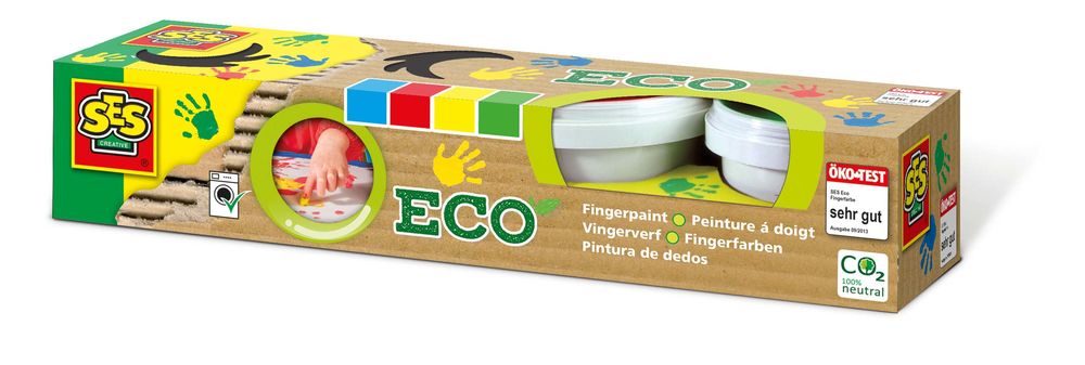 SES Eco Fingerfarbe 4er-Pack