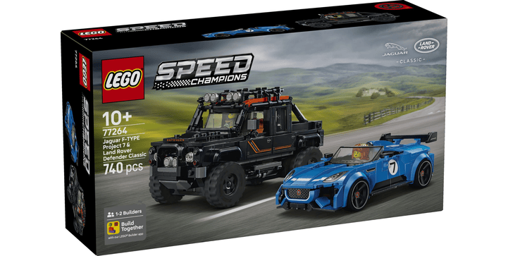 LEGO® Speed Champions 77264 Jaguar Project 7 & Land Rover Defender