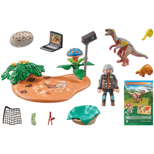 71526 Stegosaurusnest mit Eierdieb - Playmobil