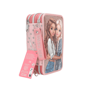 TOPModel 3 Fach Federtasche DOTS
