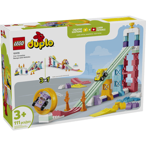 LEGO® DUPLO® 10478 Stadt Kreative Sprungschanzen mit kleinen Flitzern 3 in 1 Set