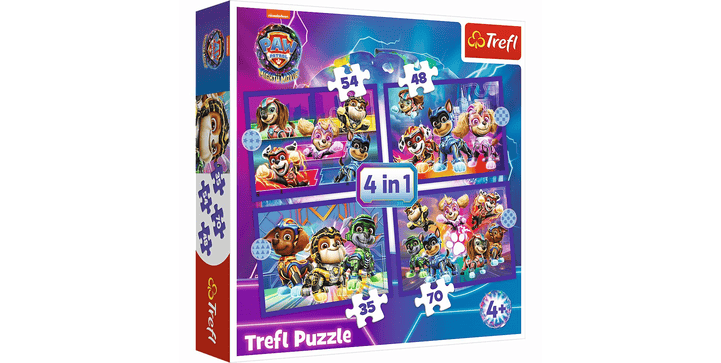 Trefl 4 in 1 Puzzl - Rescue Heroes / Paw Patrol