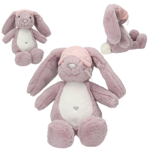 Princess Mimi Plüsch Hase lila mit Schlafmaske