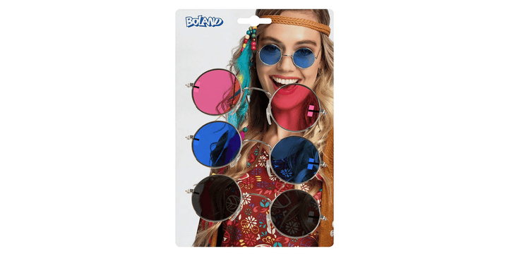Boland - Satz 3 Partybrille John 3 Farben