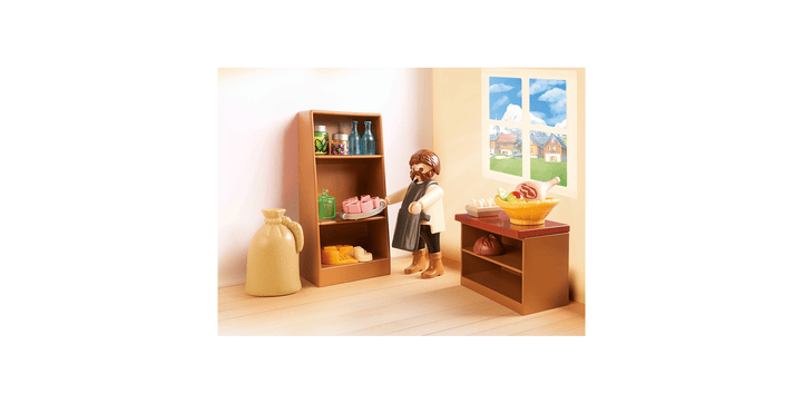 PLAYMOBIL 70257 Heidi Dorfladen – Spielset Mit Familie Keller, Kasse & Lebensmitteln, Ab 4 Jahren