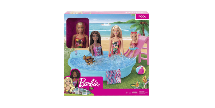 Barbie Pool Spielset mit Puppe