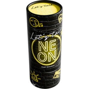 HABA Familienspiel Partyspiel Let's talk NEON gelb