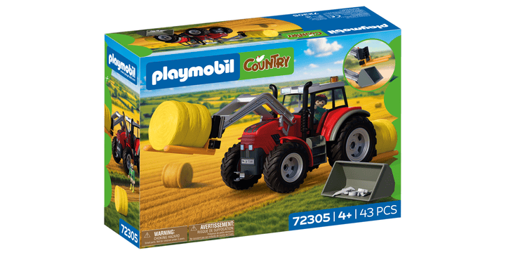 72305 Großer Traktor mit Heuballen - Playmobil