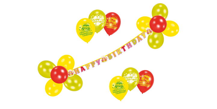 Happy Birthday - Deko-Set - Partydekoration