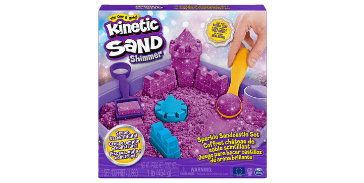 Kinetic Sand – Sand Box Set Shimmer Lila (454g)