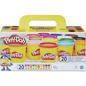 Hasbro Play-Doh Super Colour Pack, 20 Dosen
