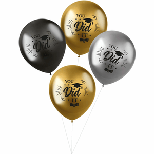 Folat Ballons Shimmer "You did it!" Tricolor