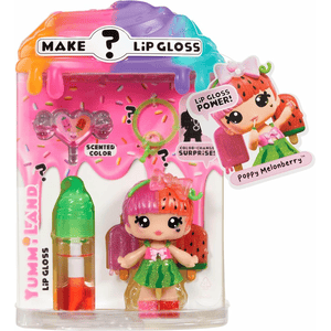 Yummiland Lip Gloss Doll- Mystery Color Change - Poppy Melonberry