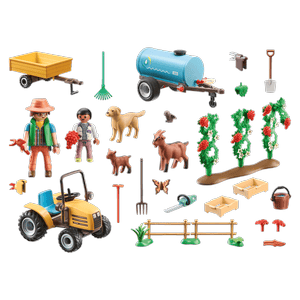 71442 Traktor mit Anhänger und Wassertank - Playmobil