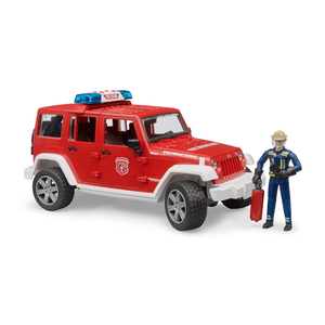 bruder® 02528 - Jeep Wrangler Rubicon Unlimited Feuerwehreinsatzfahrzeug + Figur