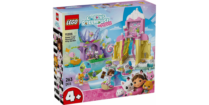 LEGO® Gabby's Dollhouse 11205 Zuckerguss-Gebirge und Kätzchen-Garten