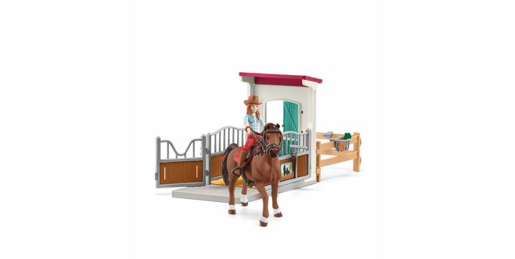 Schleich® 42710 Pferdebox mit Hannah & Cayenne